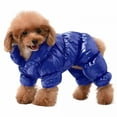 thumbnail image 3 of TELOLY Dog Coat, Waterproof Dog Jacket for Winter, Fullbody Dog Coats Snowsuit, Windproof Puppy Down Jacket Coat, Fleece Winter Vest for Dogs, Cold Weather Dog Coats for Small Dogs, 3 of 7