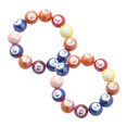 thumbnail image 1 of Pulsera de cuentas de billar, pulsera deportiva, pulsera de bola de 16mm, pulsera de cuentas elásticas de moda para hombres y mujeres, regalo para, 1 of 9