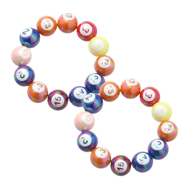 Pulsera de cuentas de billar, pulsera deportiva, pulsera de bola de 16mm, pulsera de cuentas elásticas de moda para hombres y mujeres, regalo para