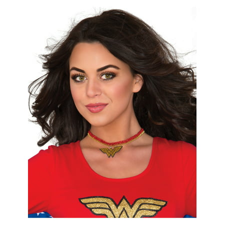 DC Comics Superhero Wonder Woman Choker Neckpiece Necklace Costume Accessory