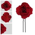 thumbnail image 4 of 8PCS Wedding Hair Pin Fake Rose Flower Bridal Hairpin Stick Wedding Hair Stick, 4 of 10