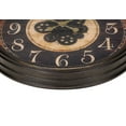 thumbnail image 3 of 24" Large Vintage Stopwatch-Style Wall Clock, Industrial Steampunk Moving Gears Wall Clock, Silent Non-Ticking Large Retro Wall Clock with Bronze Finish for Living Room, Office, Farmhouse Decor, 3 of 4