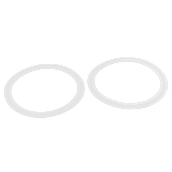 89mm Silicone Gasket 2Pcs for 3.5" Pipe Fittings Ferrules