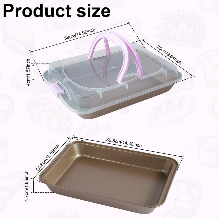 Lasagna Cake Glass Baking Sheet For Oven Aluminum Pans With Lids