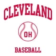 thumbnail image 3 of Cleveland Classic Baseball Arch Basic Cotton T-Shirt - Small - White, 3 of 6