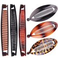 thumbnail image 1 of Pinzas para el pelo de plátano para mujer, peines clásicos de cola de pez, grandes, dobles, para cabello fino, 1 of 5