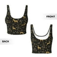 thumbnail image 4 of Yiaed Christmas Gold Deers1 Print Ladies Waistcoat Women Sports Vest Vest Sports Women Sports Top Yoga Vest for women-XX-Large, 4 of 8