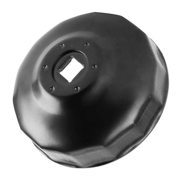 Llave para filtros de aceite Vaso para tapa de filtro de aceite Extractor de filtro de aceite de 14 flautas Llave para filtro de aceite Herramienta para quitar la tapa del filtro de aceite Llave ingle Mgaxyff No