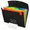 Black, variant on Expanding File Folder, 7-Pockets Accordion File Organizer for A4 Letter Size Paper,  Black