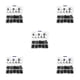 thumbnail image 2 of Speravity 500 Uds arandelas M2-M10 juntas de perno de nailon aislamiento espaciadores de tornillo con soporte de almacenamiento Type2 Speravity CBP022644, 2 of 6