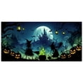 thumbnail image 1 of Bannières de Garage d'Halloween Design Cool Matériau en Tissu Résistant aux Intempéries Faciles à Installer Réutilisables pour Fête d'Halloween Extérieur Intérieur Attirant les Enfants Voisins, 1 of 3