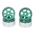 thumbnail image 3 of Ensemble de Moyeux de Pneu RC, Forte Praticabilité Réutilisable 4 Pcs Moyeux de Roue RC pour Mise à Niveau, Violet, Vert, 3 of 8
