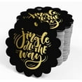 thumbnail image 4 of Inkdotpot Jingle All The Way Christmas Bottle Tag Real Gold Foil Favor Hang Tags Pack Of 50, 4 of 7