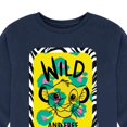 thumbnail image 3 of The Lion King - Wild & Free Simba - Toddler & Youth Long Sleeve Graphic T-Shirt, 3 of 5