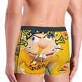 thumbnail image 3 of Saiise Sml Jeffy Bu Men's Underwear Boxer Briefs Cotton Trunks Short Leg Underwear (S-XXL), 3 of 7