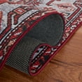 thumbnail image 6 of SAFAVIEH Tucson Hartley Traditional Machine Washable Area Rug, 6' x 6' Round, Rust/Blue, 6 of 9