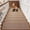 01-Beige, variant on SIXHOME 31"x31" Non-Slip Stair Treads with Rubber Backing, Indoor Washable Stair Mats for Wooden Steps, Pets & Kids-Friendly Gray Stair Rug