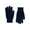 Dark Navy, variant on Women's Tech Touch Knit Gloves, One Size Fits Most, Winter White