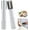 White, variant on Electric Coconut Grater Machine, Portable Handheld Coconut Scraper & Shredder, Cordless Stainless Steel Rotating Roller with Anti-Splash Design, Easy-Clean Coconut Grater for Home Kitchen