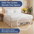 thumbnail image 4 of CGK Linens Premium Pleated Polyester Bed Skirt, 4 of 5