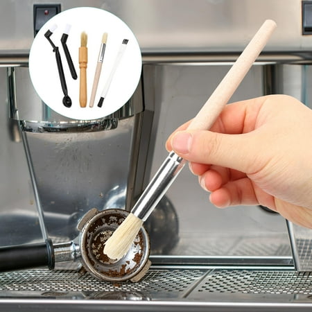 

YSNOOWE Soft Brush for Cleaning Coffee Machine Wood 1 Set 7.5x0.8x0.8in