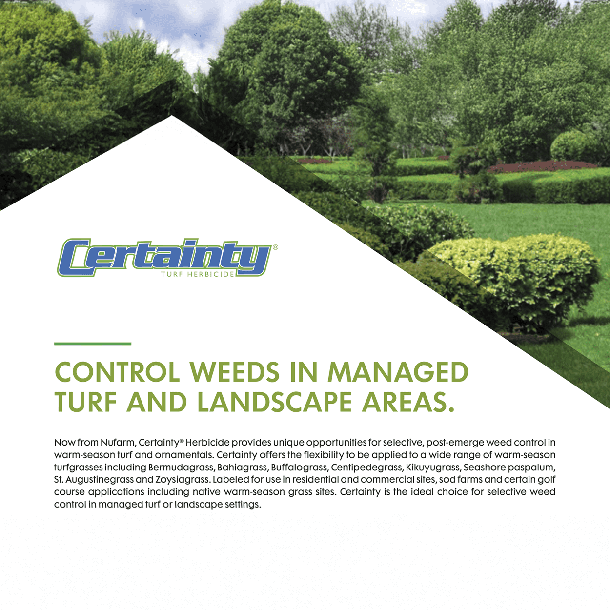 Certainty Herbicide - 1.25 oz Bottle by NuFarm