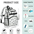 thumbnail image 6 of French Bulldog Backpack for School,Cute School Bag,Schoolbag with Adjustable Shoulder Straps & Padded Back,15.25"x11.5"x5.25", 6 of 6