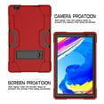 thumbnail image 7 of FIEWESEY for Vankyo matrixpad S20 Case,Shockproof Rugged Case for Facetel Q3 Pro/TOSCIDO P20/P101/TOPELOTEK MID1001S/VUCATIMES N20/DUODUOGO Tbalet 10 Inch+Screen Protector(Red/Black, 1 Pack), 7 of 7