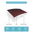 thumbnail image 5 of Black Red Ombre Summer Quilt Set Twin Size, Soft Microfiber Quilted Bedding Set with 2 Pillow Shams, Modern Abstract Art Gradient Lightweight All Season Bedspread Coverlet for Bedroom 68"x86", 5 of 6