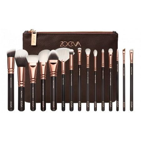 Professional Makeup Brushes Rose Gold Cosmetic Brushes Unicorn Eye Kit Face Set + Bag,Perfect High Quality Makeup Tools