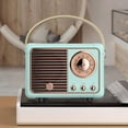 thumbnail image 2 of Retro Wireless Speaker Retro Decor Cute Vintage Kitchen Desk Bedroom Office Party Speaker For Android Devices Sml385ubk Mini Sound Bar Testexport2 The Speaker Gtkxb60 External Speakers for Phones Aux, 2 of 3