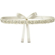 SHIJI65 Wedding Belt Bridal Belt with and , Plus Size for s Women, Silver