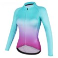 thumbnail image 5 of Maillot de ciclismo de montaña de secado rápido para mujer, camiseta de ciclismo transpirable de manga larga para otoño y primavera, 5 of 5
