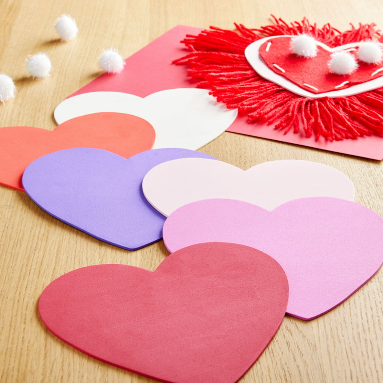 Cards and Crafts : Foam Crafts -Huggy Hearts