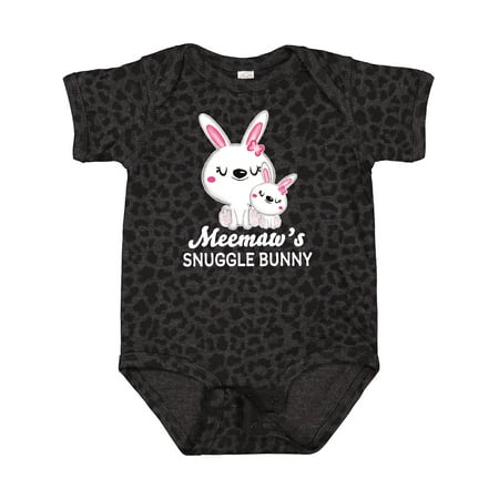 

Inktastic Meemaws Snuggle Bunny Easter Gift Baby Girl Bodysuit