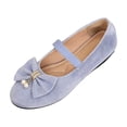 thumbnail image 2 of Dress Shoes Mary Jane Ballet Flats Round Toe Comfortable Elegant Shoes with Bow Decoration Solid Color Cute Mary Jane Flats, 2 of 8