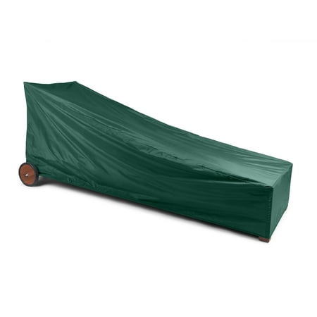 Covermates Chaise Lounge Cover - Light Weight Material  Weather Resistant  Elastic Hem  Seating and Chair Covers-Green