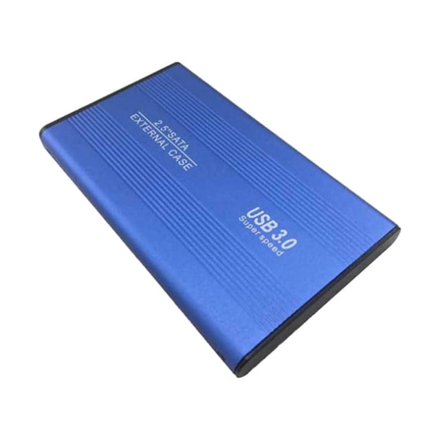 Sidaley Caja de disco duro externo - Tratamiento de chorro de arena Plug and Play Larga vida útil Soporte de aleación de intercambio en Estaciones de acoplamiento para portátiles azul