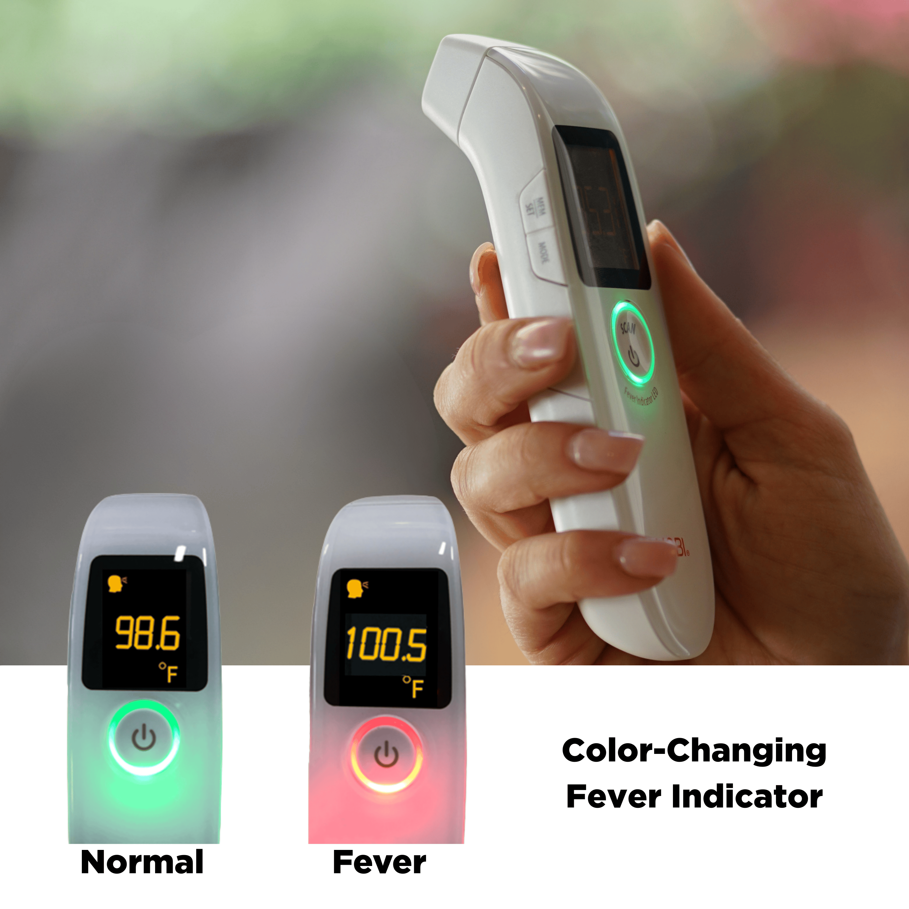 MOBI Air Non-Contact Forehead Thermometer photo 4