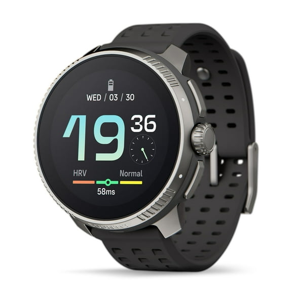 SUUNTO Race Sports Watch, GPS Tracker w/Clearer AMOLED Touchscreen, Dual-Band GNSS & Global Offline Map Supports 95+ Sports for Training Insights & Recovery Sapphire Lens