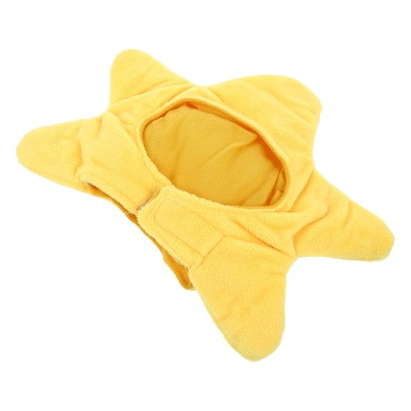 WRITWAA Yellow Dog Cosplay Hat Comfortable Pet Cap for Party Dress-Up and Accessories