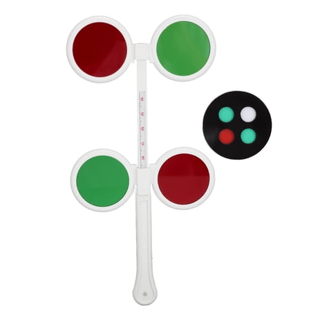 Color Blindness Evaluator, Red Green Color Blindness Test Lens Portable