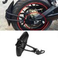 thumbnail image 4 of Rear Mudguard, Motorcycle  Modified Rainboard Rear Cover Back Mudguard Protector Mudguard Black Mudguard for Convex Rear Flat Fork 12-18Inch Tires and Other Motorcycle, 4 of 7