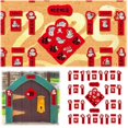 thumbnail image 3 of New Year's Blessing Decorative Stickers Adhesive Red Envelopes Sealing Stickers, 3 of 3