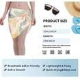 thumbnail image 7 of Easygdp Butterfly Women's Short Sarong Skirt Swimsuit Coverups for Women Swimsuit Shawl, Translucent, Quick Drying, 7 of 7