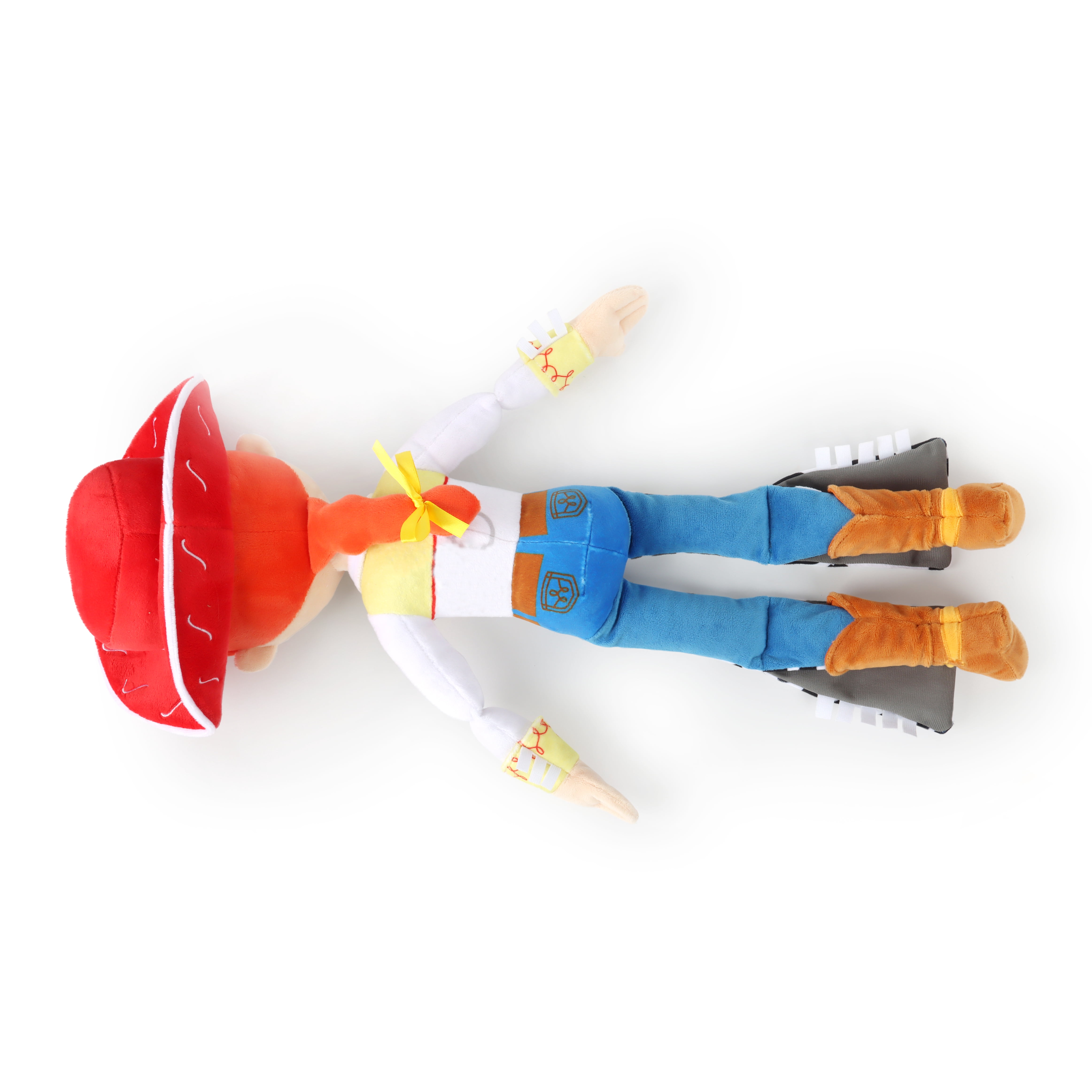 Toy Story Jessie Kids Decorative Pillow Buddy, Polyester Velboa, Red & White, Disney