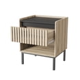 thumbnail image 5 of Bedside Table Set 2 Featuring A Charming Fenced-Element Design, 5 of 8