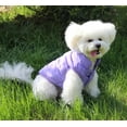 thumbnail image 6 of 1Piece 2 Layers Fleece Lined Warm Dog Jacket for Puppy Winter Cold Weather,Soft Windproof Small Dog Coat, 6 of 9