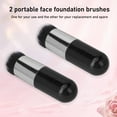thumbnail image 4 of Brocha de Maquillaje Facial ANGGREK 2 Piezas Cerdas Suaves Fibra Sintética Compacta, 4 of 7