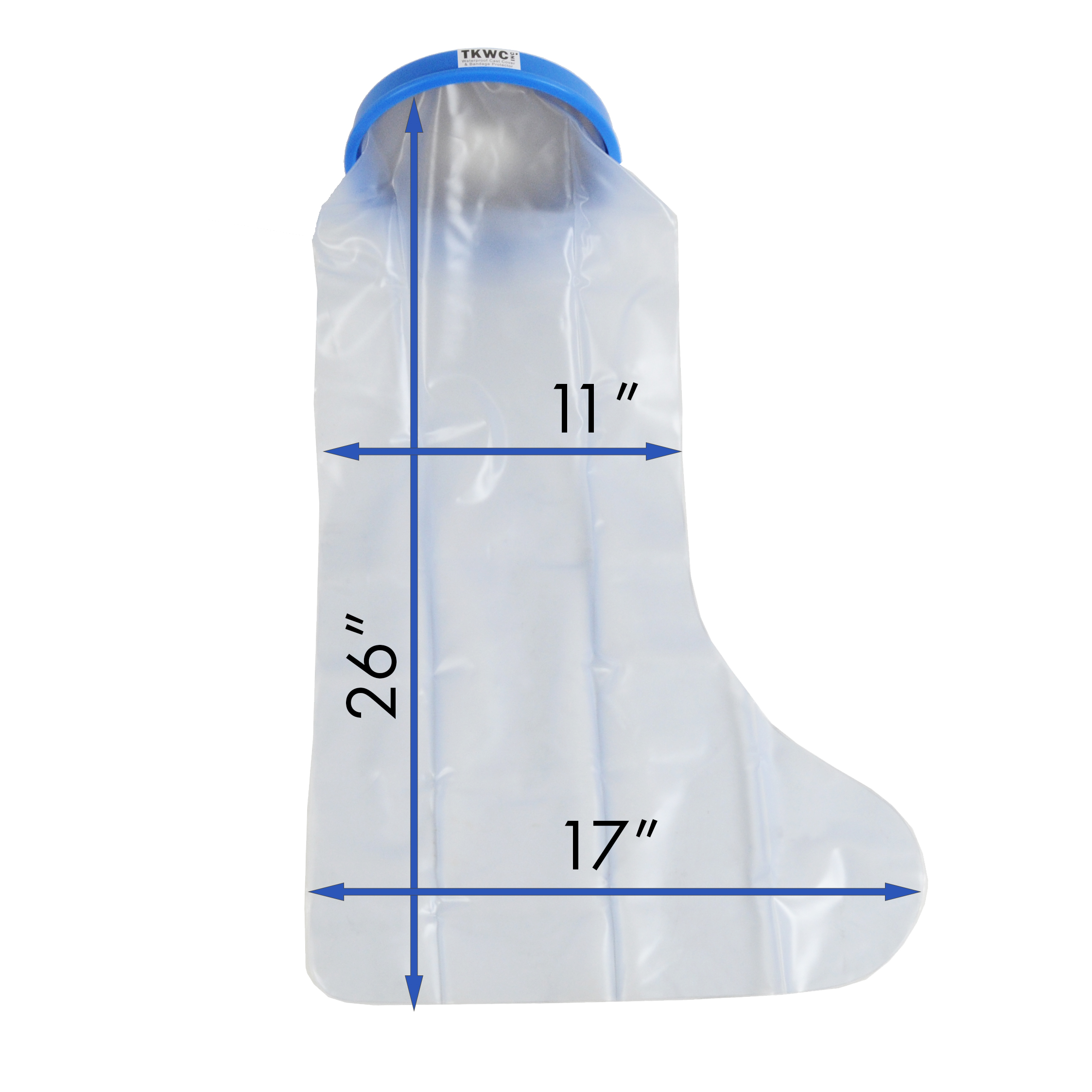 TKWC INC Waterproof Leg Cast Cover for Shower - #5738 - Watertight Foot Protector - image 3 of 6